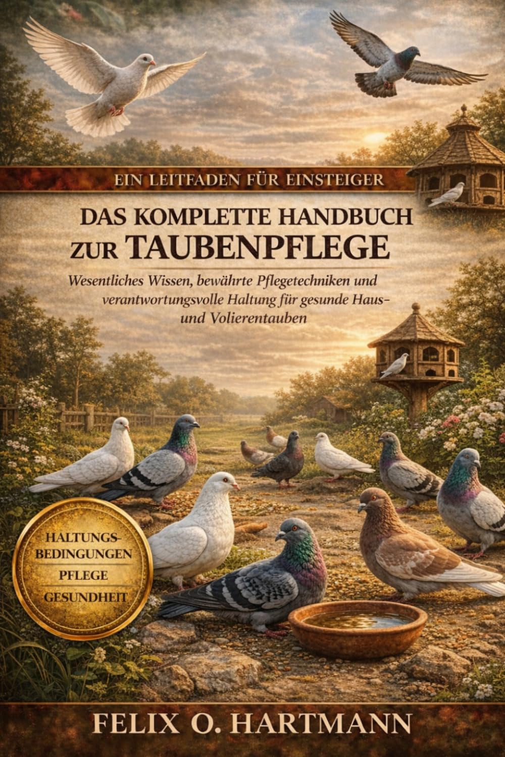 DAS KOMPLETTE HANDBUCH ZUR TAUBENPFLEGE: Wesentliches Wissen, bewährte Pflegetechniken und verantwortungsvolle Haltung für gesunde Haus- und Volierentauben