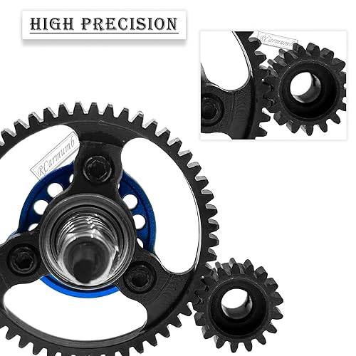 Miniatura 43 de Pieza de mejoras de engranaje recto 53T para Slash 4X4/VXL Stampede 4X4/VXL Rustler 4X4/VXL, eliminador de embrague deslizante 53T con piñones