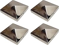 Vista 17 de Tapas de poste de cobre sólido resistentes de 5.5 x 5.5 pulgadas para postes de madera reales de 5.5 x 5.5 pulgadas, resistentes a la corrosión, 2