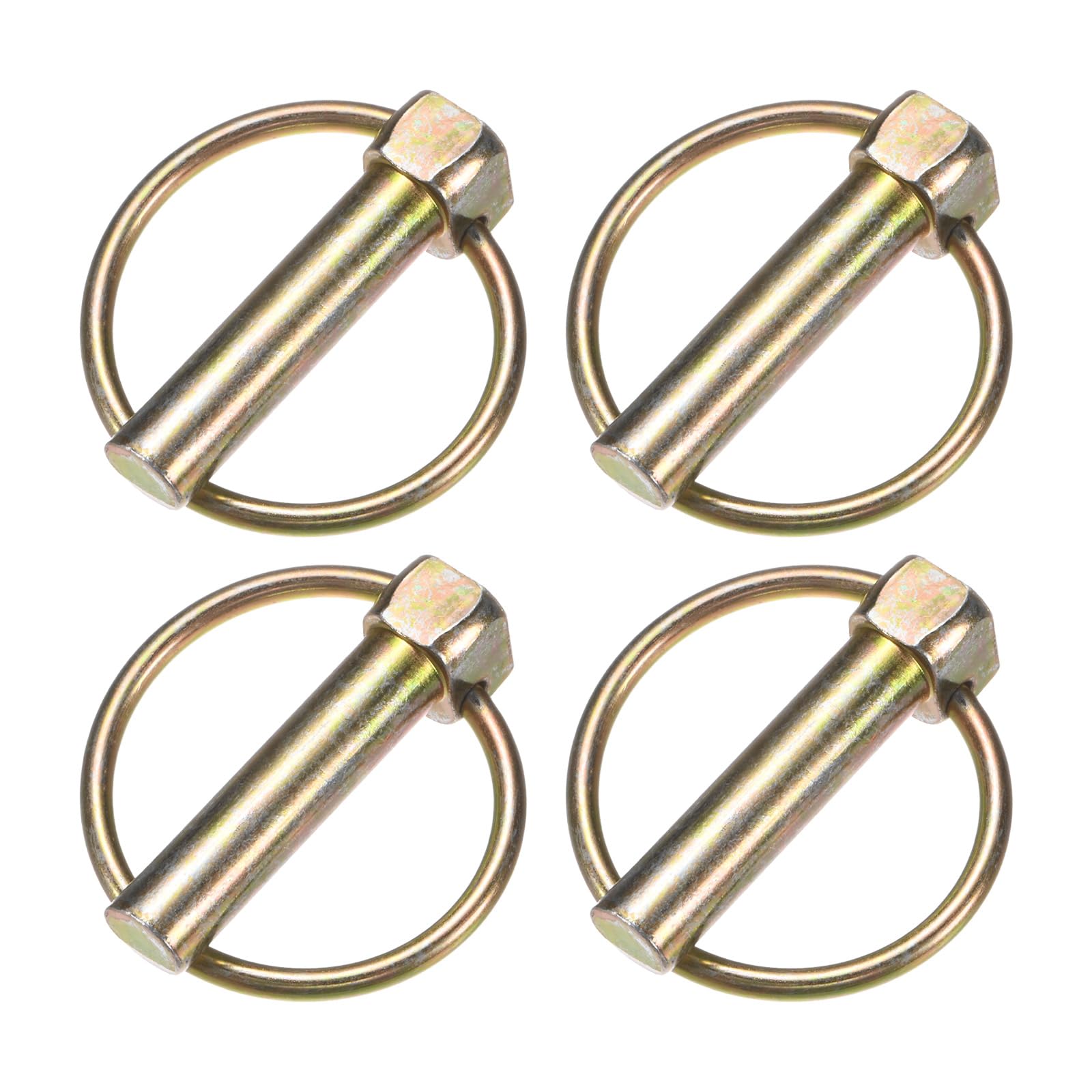 M METERXITY 4-Pack 25/64" Linch Pin with Ring