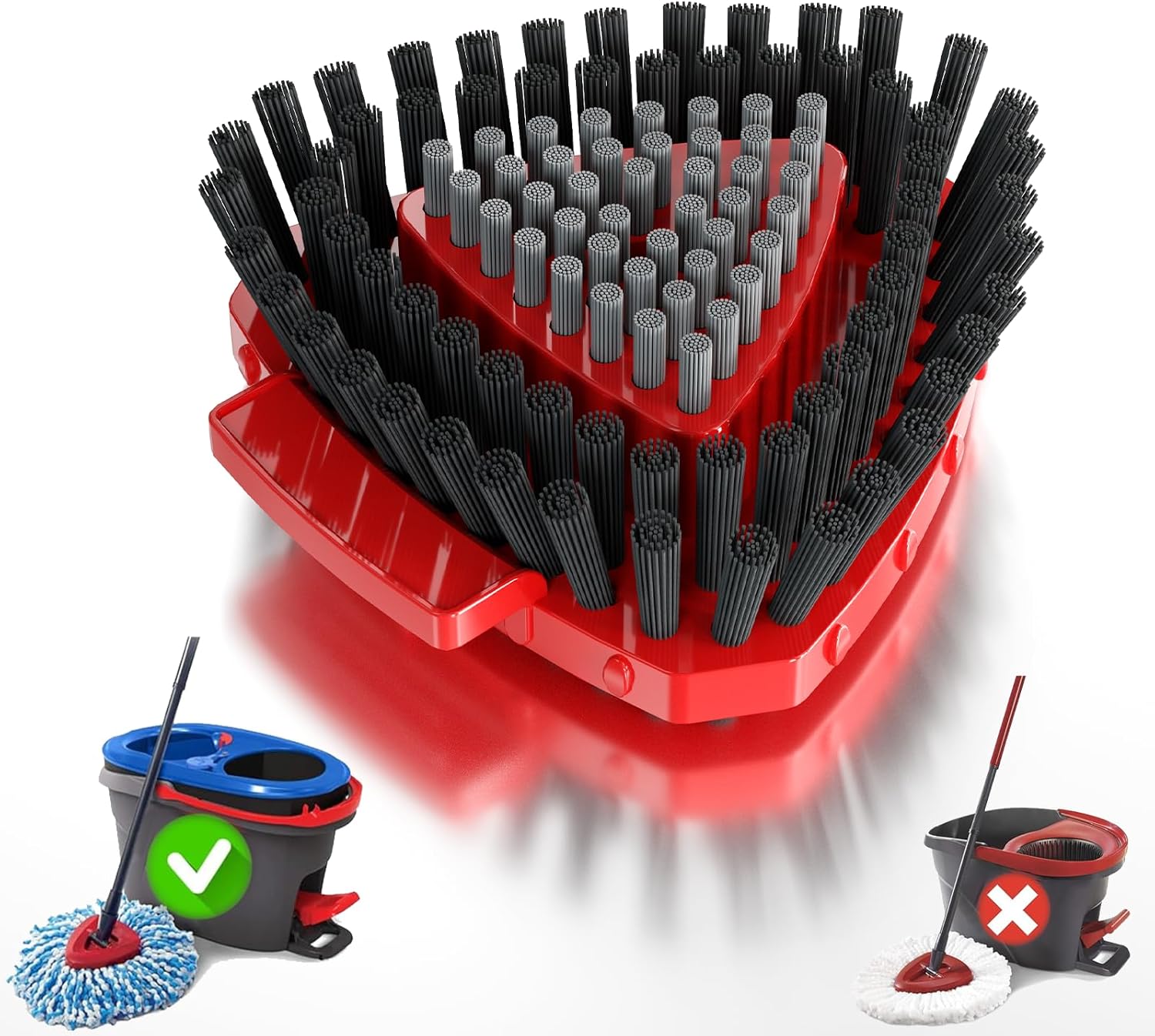 Small Full Bristle Scrub Brush ONLY for O-Cedar RinseClean 2-Tank System