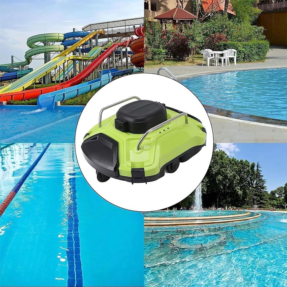 Robot nettoyeur de piscine entièrement automatique avec navigation intelligente, filtre à chargement par le haut, escalade murale pour piscines jusqu'à 550 m²
