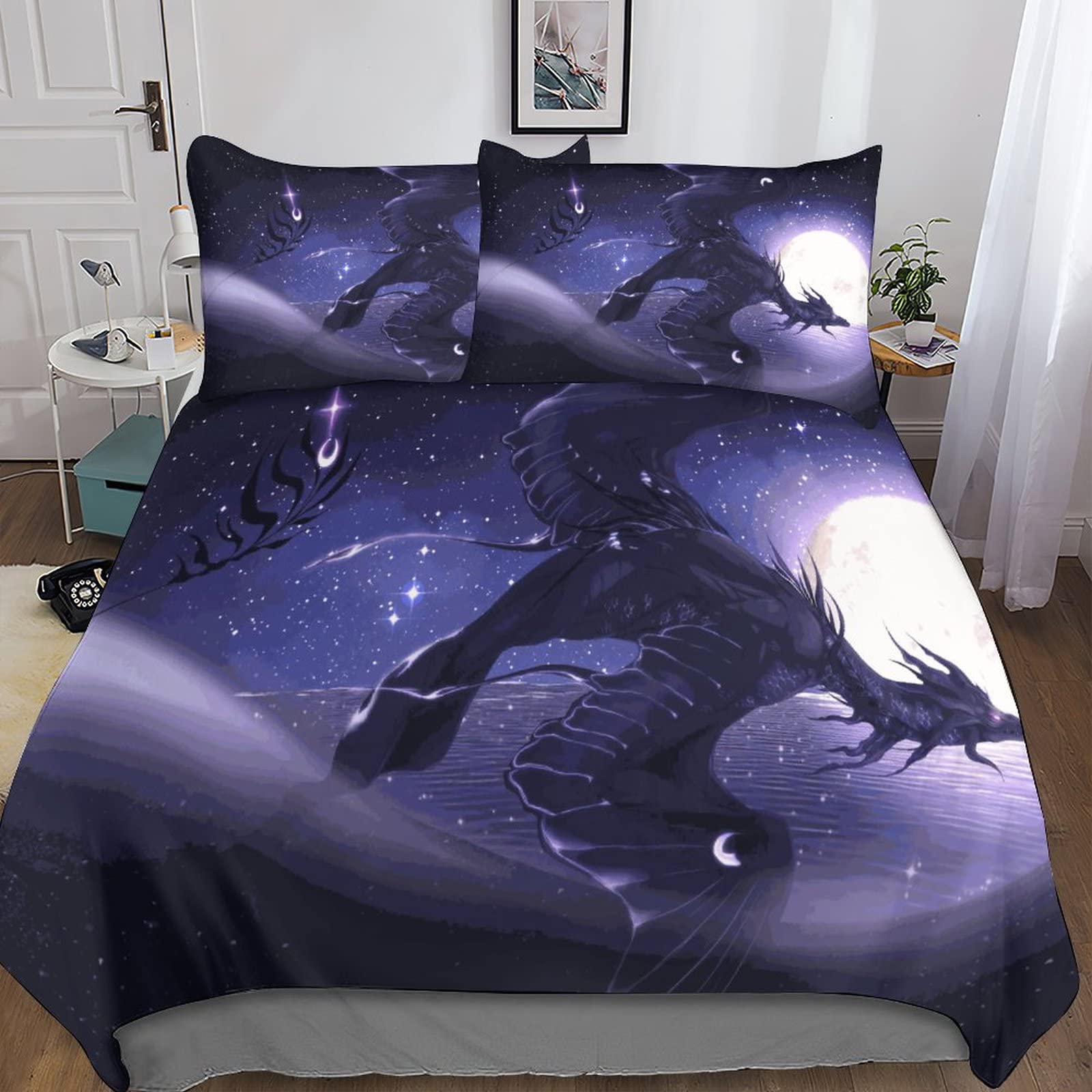 Parure de lit enfant GalaxieSky pour lit double 200x200