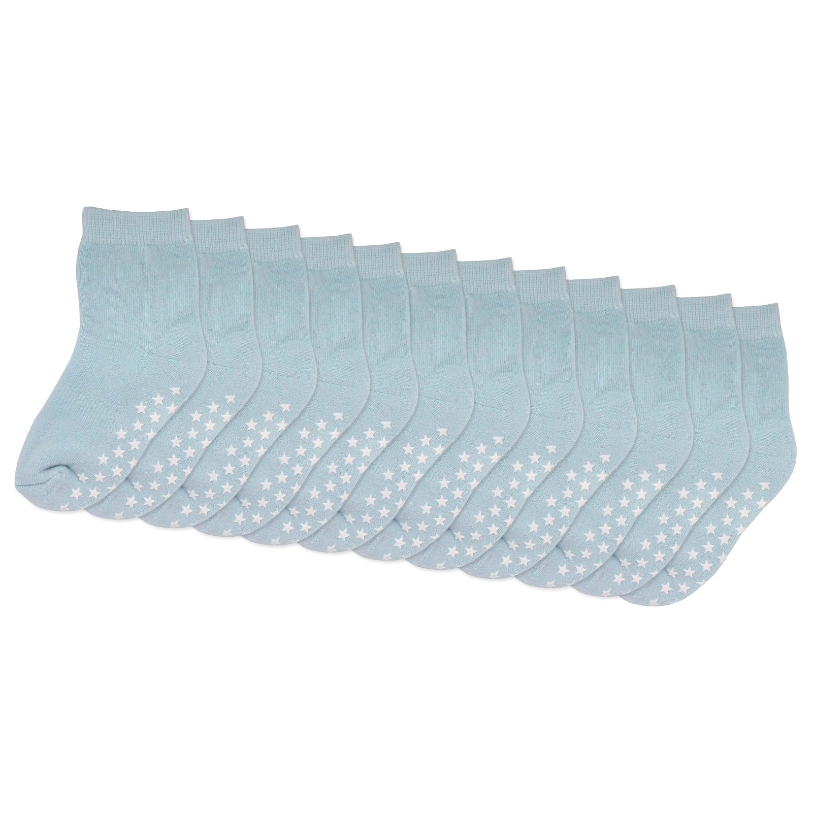 SAYOYO 12 Paar Anti Rutschsocken ABS Rutschfeste Socken für Baby Jungen Mädchen Baumwolle Socken, Stoppersocken Kinder 6-12 Monate/ 12-24 Monate/ 24-36 Monate