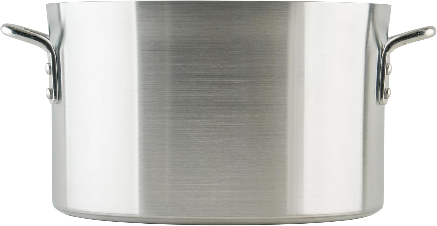 Winco 6.0mm Aluminum Sauce Pot, 14-Quart - Image 2