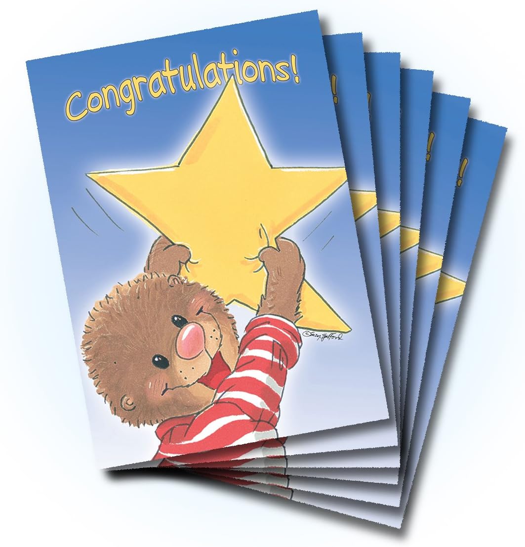 Suzy's Zoo General Congratulations Greeting Card 6-Pack 10285