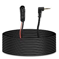 Vista 8 de MEIRYFA - Cable de cámara de visión trasera de 4 pines, cable de 4 pines macho a macho de 0.098 pulgadas, cable de extensión de espejo retrovisor