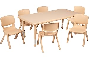 Flash Furniture Preschool Table and Chair Set: The Ideal Learning Companion for Growing Kids