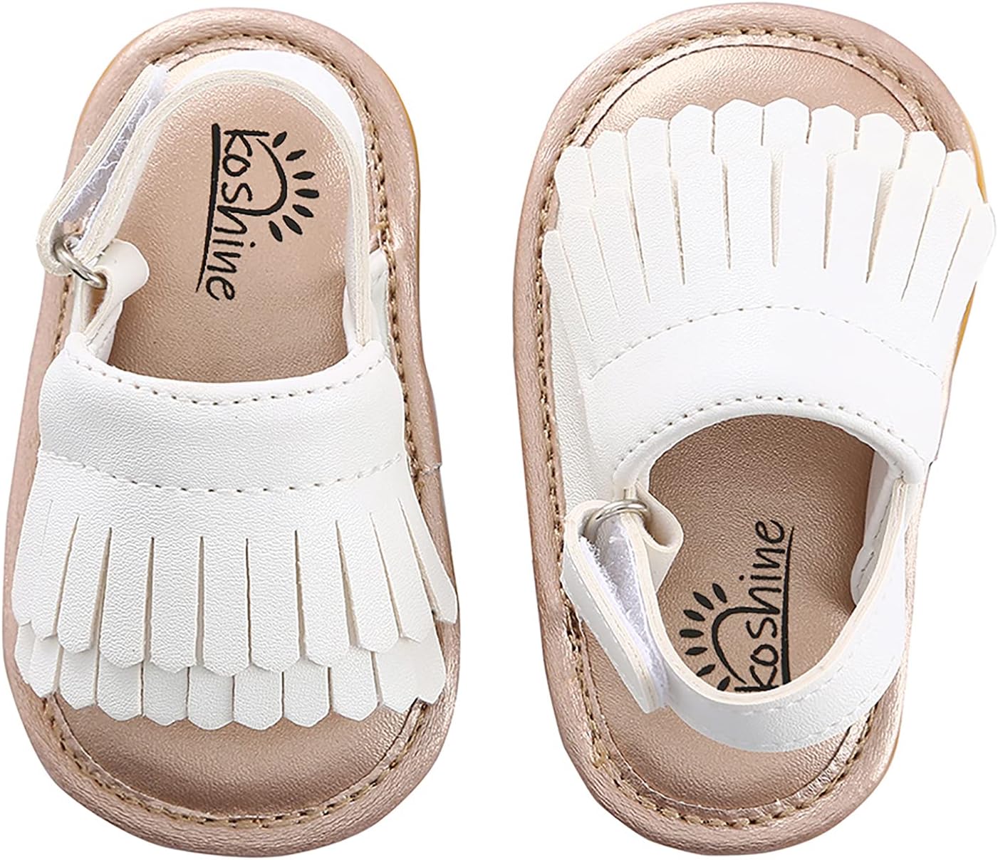 koshineBaby Sandal Tassels Summer Toddler Slipper Shoes 0-18 Months