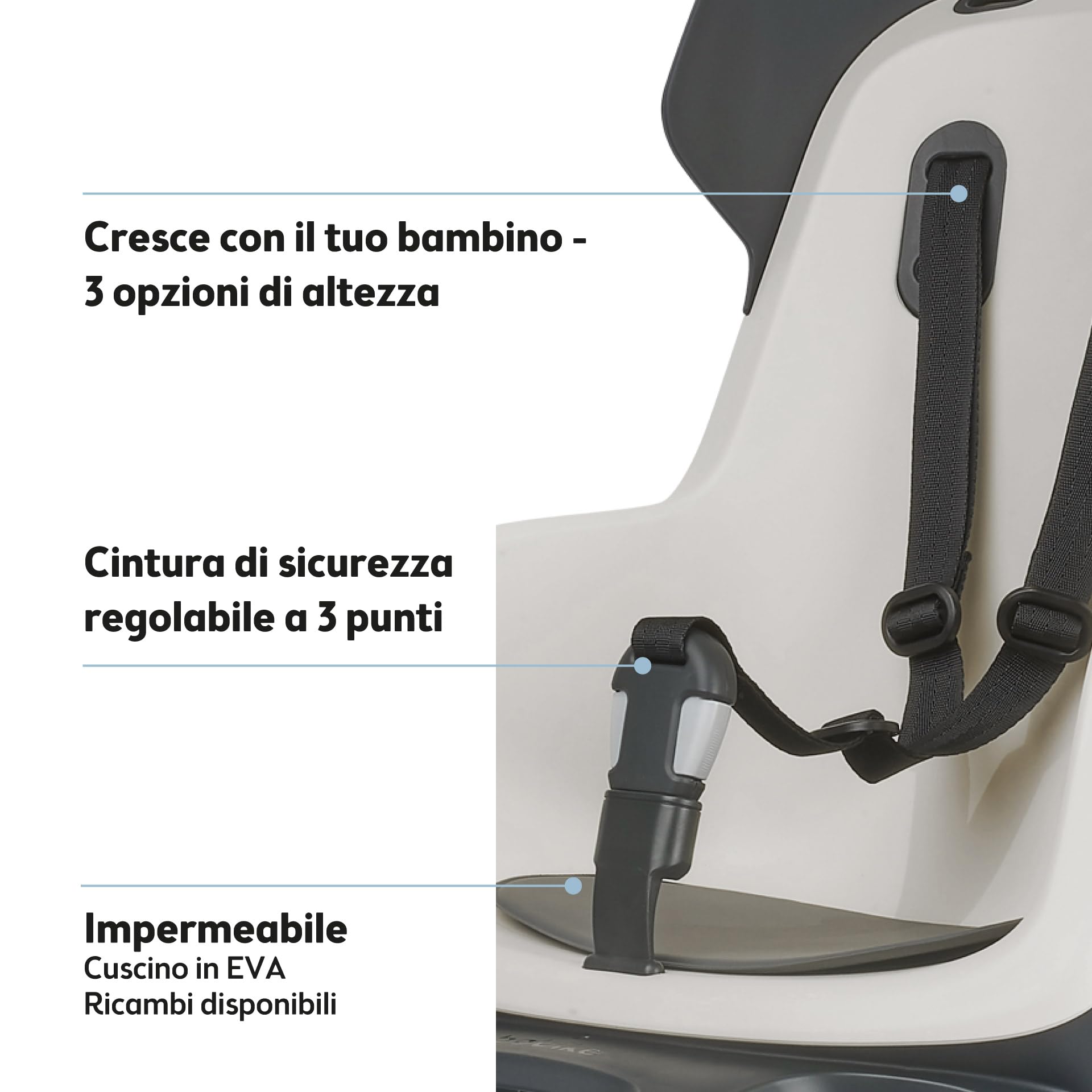 Bobike Go Maxi Carrier Rs XR, Seggiolino Unisex-Baby