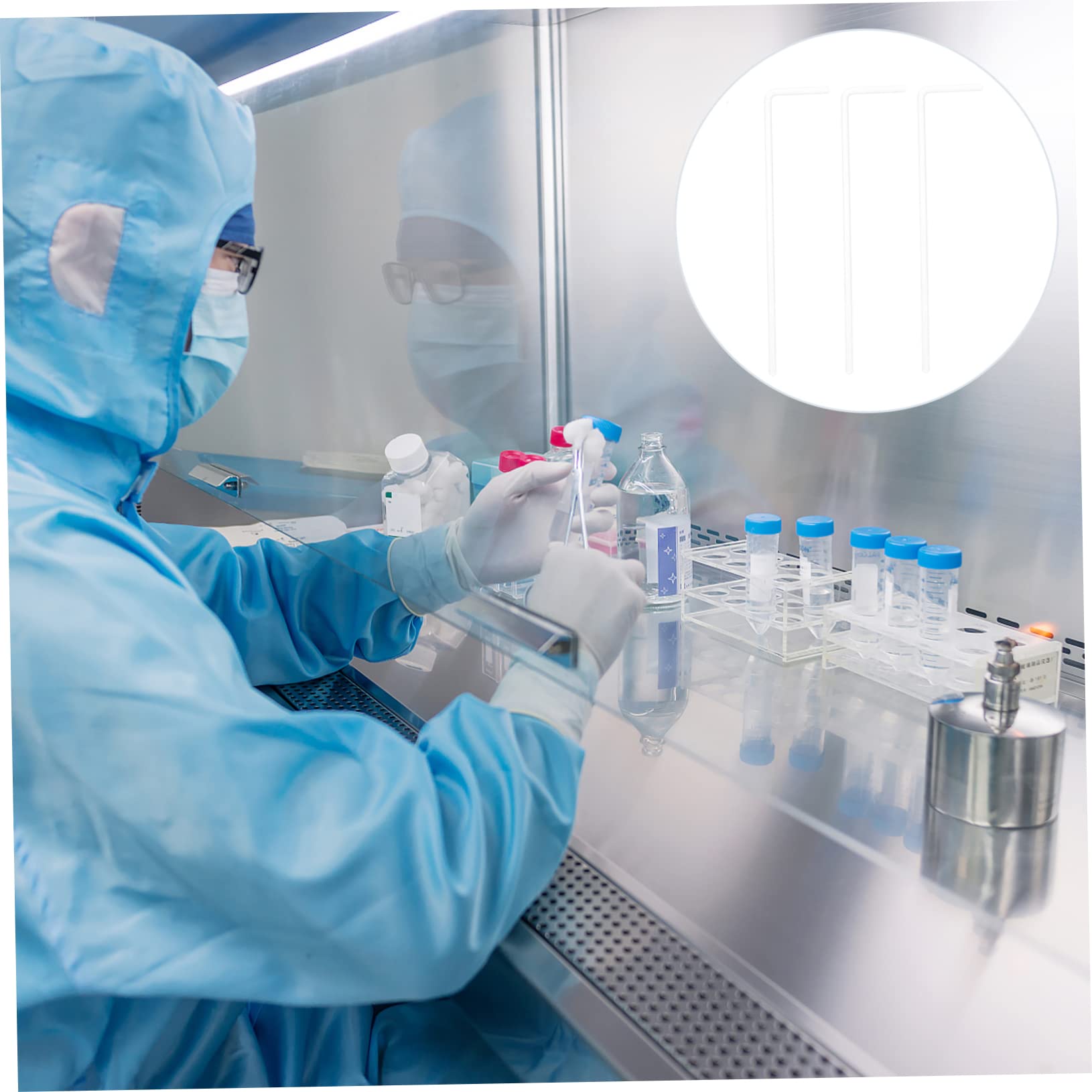 TIDTALEO Lab Glass Rods 3pc Coating Rod Set Replacement for Old Broken Spreaders