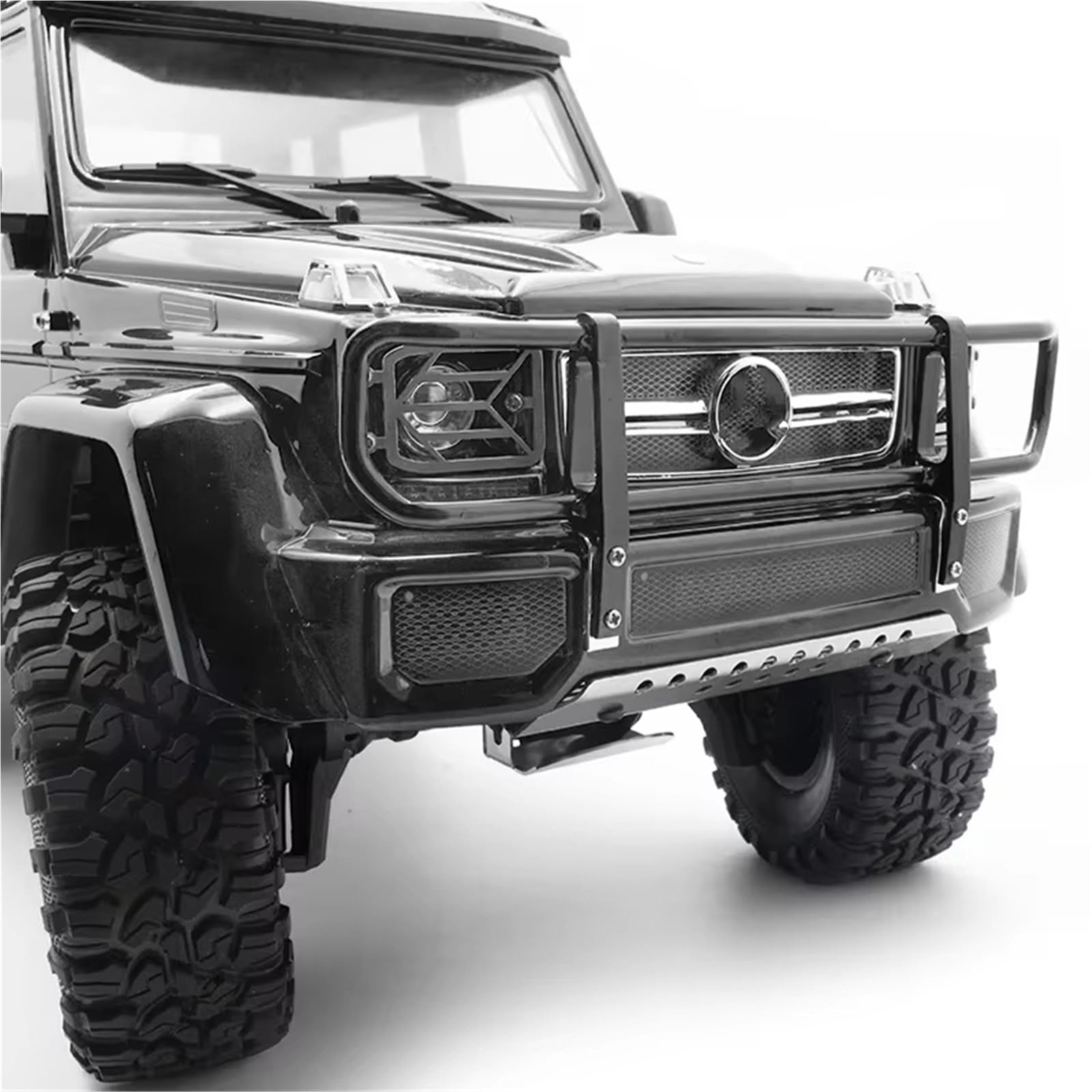 Paraurti RC per Traxxas 6x6 per TRX6 per TRX4 1/10 RC Crawler Car Paraurti Anteriore Metallo Anticollisione Aggiornamenti Parti Accessori
