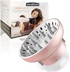 Séchoir à cheveux Diffuseur Attachment Universal Ajustable Professional Salon Tool for Curly Hair Sadapte à la plupart des types de diamètre du sèche-cheveux Blow 4.3-6.5CM