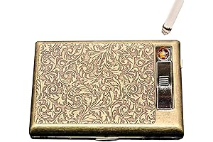 Cute and Convenient Cigarette Case with Integrated Electric Lighter