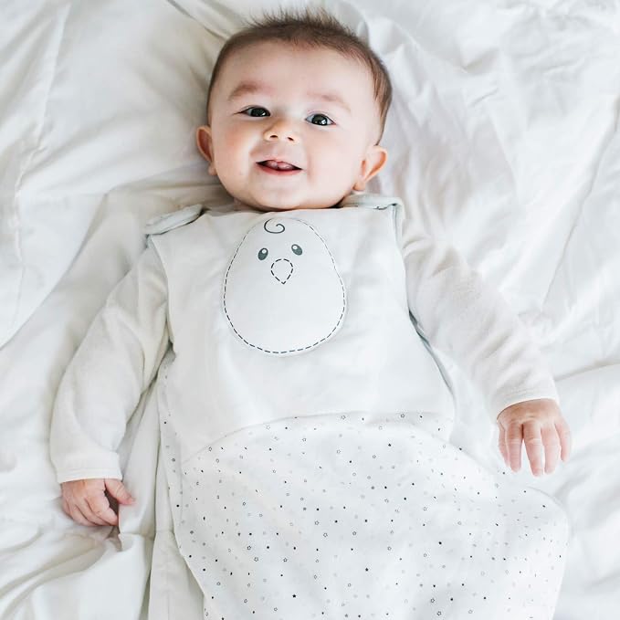 Nested Bean Sac De Couchage Zen Gigoteuse Legerement Lestee Bebe 0 6 Mois Tog 2 5 Aide A La Transition Des Langes 100 Coton Fermeture Eclair Double Sens Lavable En Machine Amazon Fr Bebe Et Puericulture