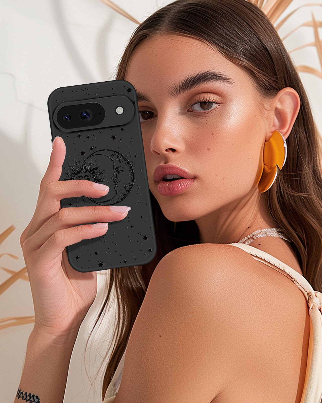 Toycamp Handyhülle Für Google Pixel 9 (6,3") – Sonnenblumen-Design, Mattiert, Stoßfest, TPU