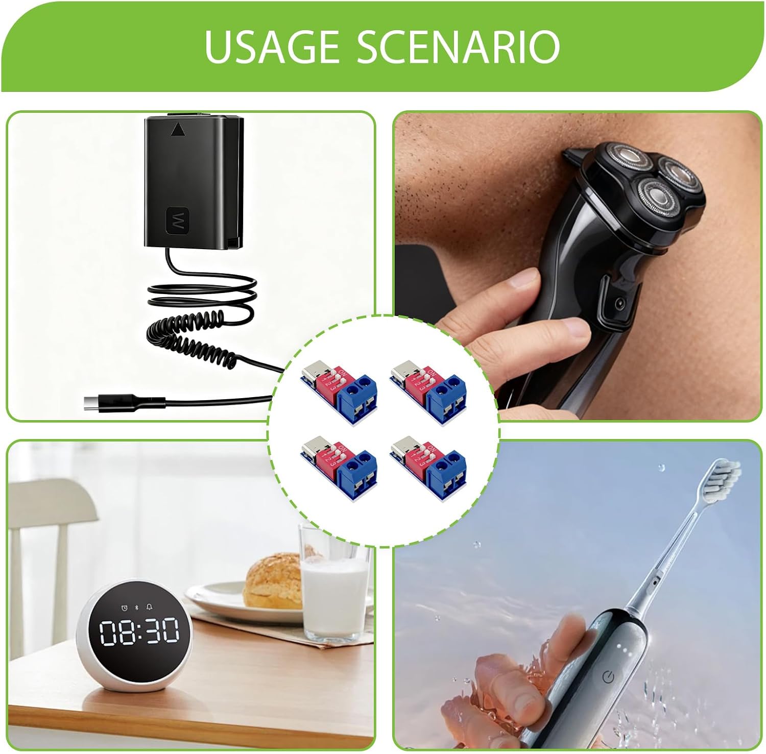 4PCS Trigger Board Module,Trigger Module Supports,High Speed Charger Test Board for Devices,Tech Enthusiasts and Repair Shops to Verify Charging Speed