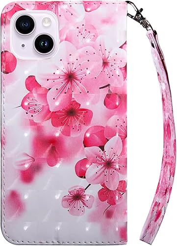 Miniatura 2 de Funda para iPhone 15 Plus, iPhone 15 Plus de 6.7 pulgadas, con ranura para tarjetas de crédito, soporte magnético, a prueba de golpes, funda de