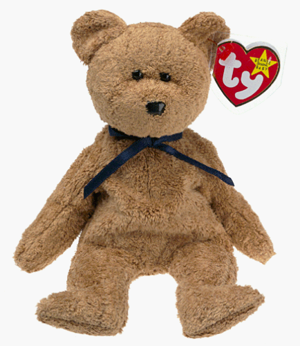 Ty Beanie Babies - Fuzz the Bear by Ty