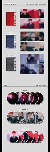 Miniatura 3 de Kakao M Wei - Identity Challenge Challenge ver. (2nd Mini álbum) Pre-Order CD+Photobook+Póster plegado+Otros con seguimiento, pegatinas decorativas