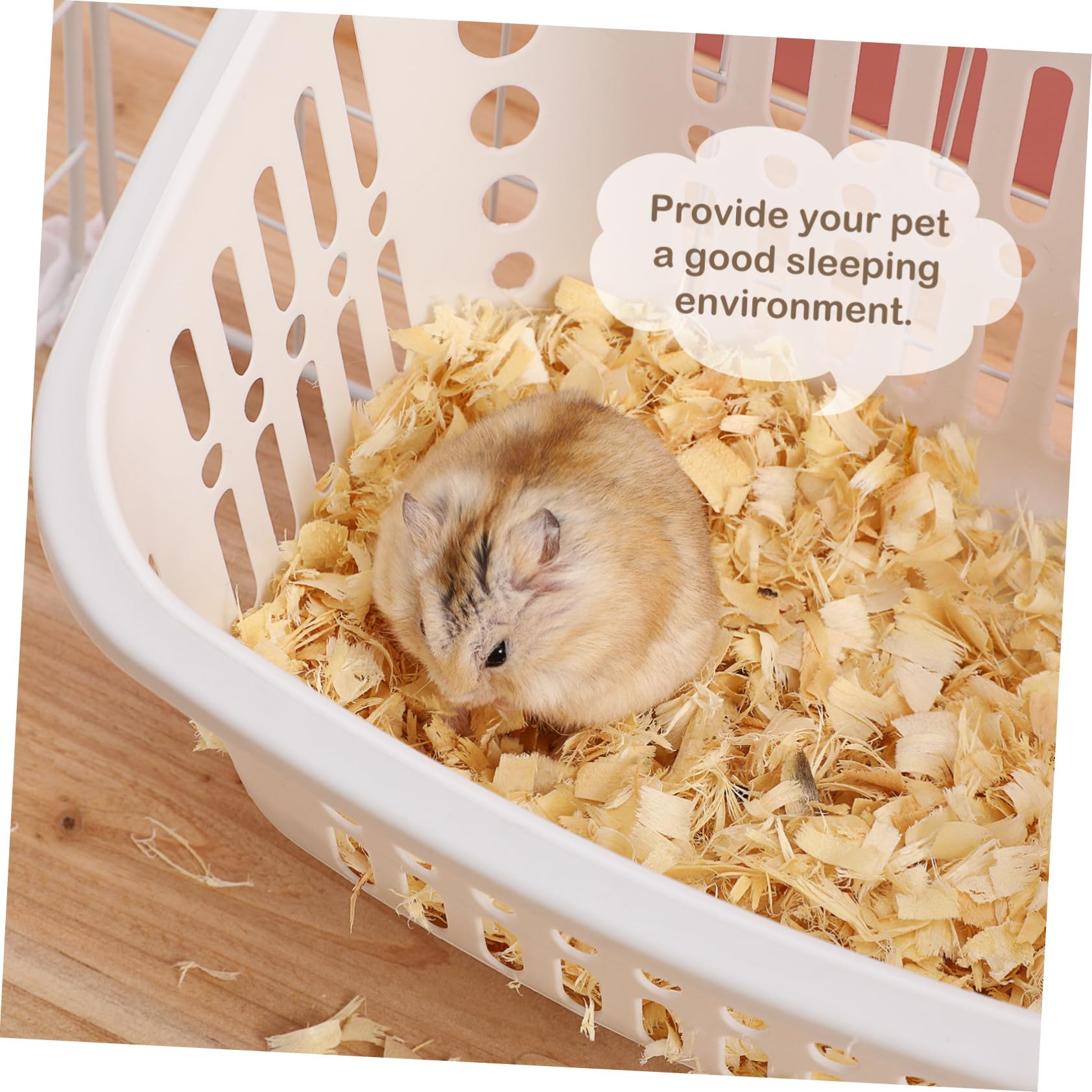 VANZACK 2 Stück Weiße Hängematten für Kleintiere aus Hautfreundlichem Pp Material Bequem und Dekorativ für Sugar Glider und Gerbil im Käfig