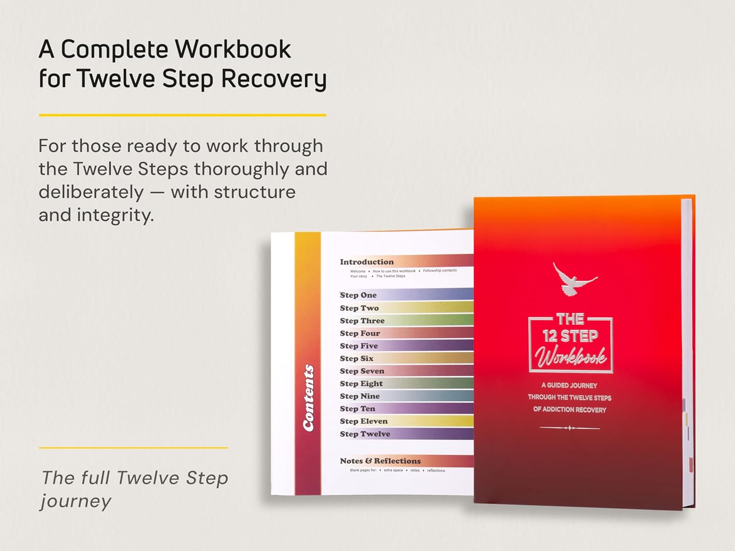 The 12 Steps Workbook for AA & Twelve Step Recovery | The Definitive 400-Page Guide to Thorough, Structured Step Work | Comprehensive Step 4 & Step 10 Inventories