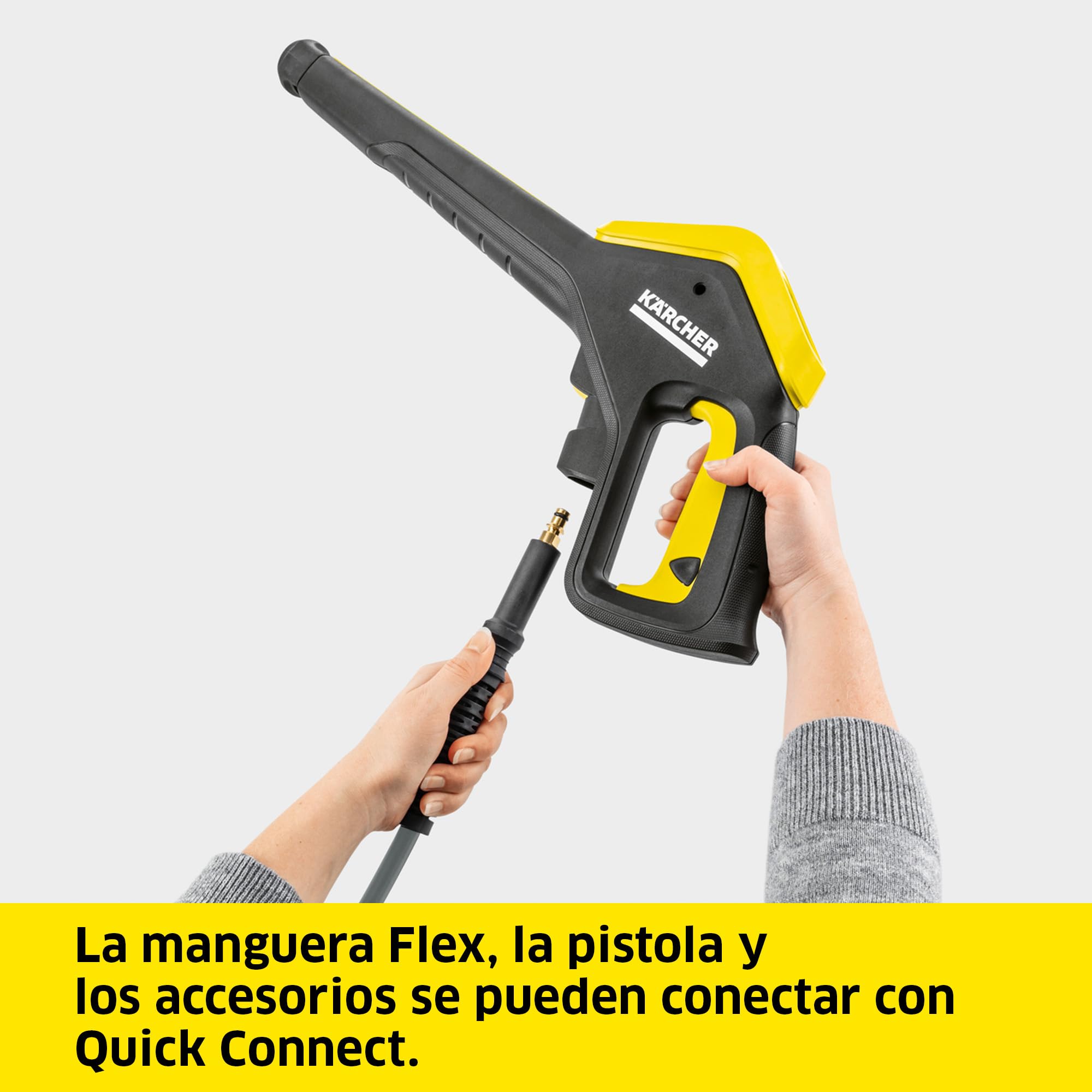 Kärcher Hidrolimpiadora K 4 Power Control Flex Home, presión: 130 Bar, caudal: 420 l/h, Rendimiento: 30 m²/h, 11,5 kg, Pistola de Alta presión, Boquilla Turbo, Lanza, Kit para el hogar