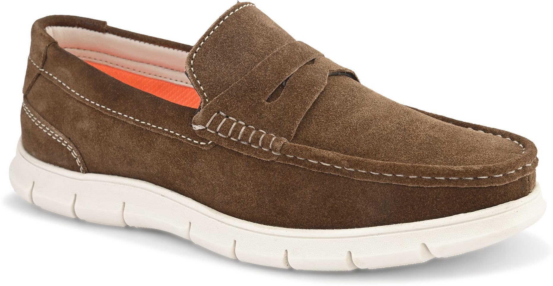 Men's Loafer in Genuine Leather, Casual Slip-On with Lightweight All Weather Grip-picture-15