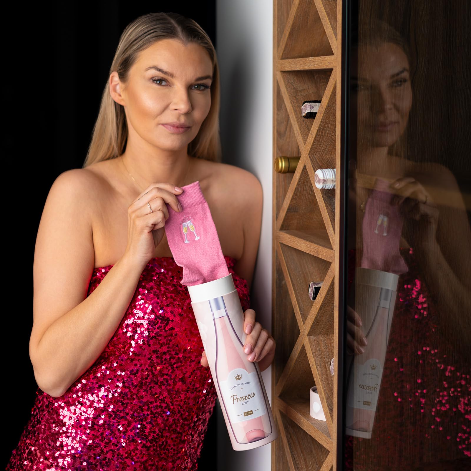 soxo Bevande Calzini Donna Cotone Idee Regalo Donna Compleanno Calze Amica Regali 35-40 1-3 Paia