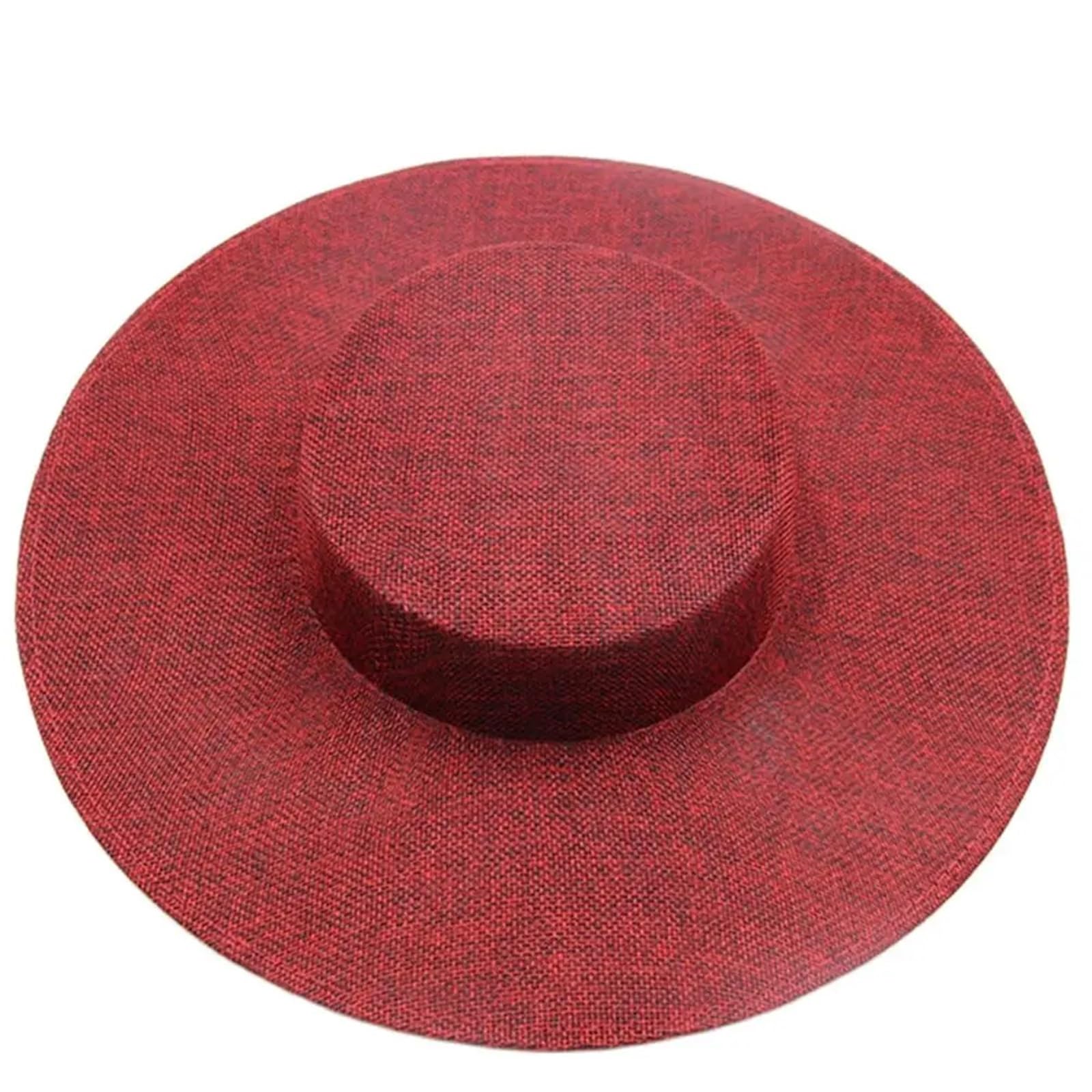 Cappello da Cerimonia Nuziale 31CM Fascinates Base Grande Cappello Forniture for Modisteria da Sposa Fai da Te Accessori for Capelli Cappello Donna Copricapo da Chiesa per Matrimonio Festa Cocktail Ba