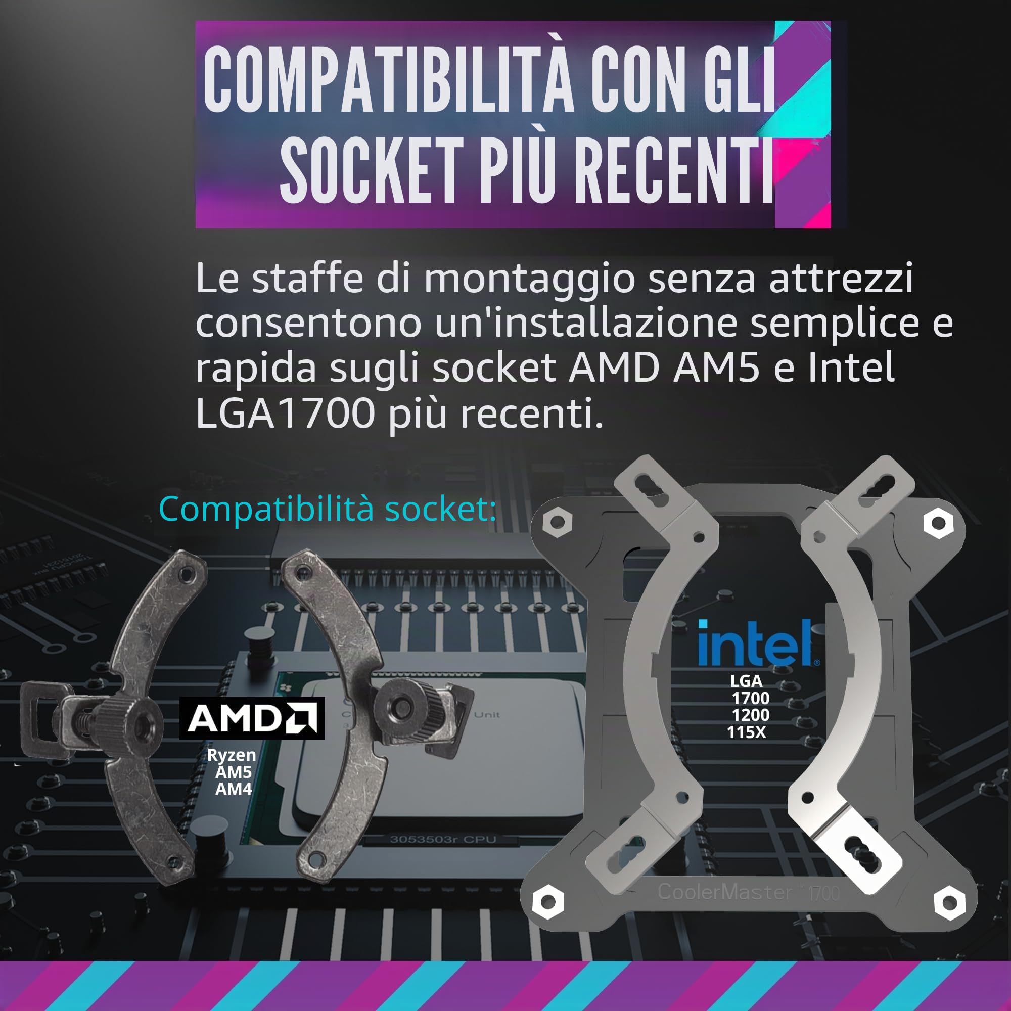 Cooler Master MasterLiquid ML240L V2 RGB Refrigeratore liquido CPU AIO a ciclo chiuso