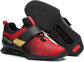 Zapatillas de Powerlifting para Entrenamientos Pesados,Zapatillas para Sentadillas para Hombre,Zapatillas de Halterofilia para Levantamiento de Potencia Culturismo,Trainer,Zapatos de Fitness,39-46 EU