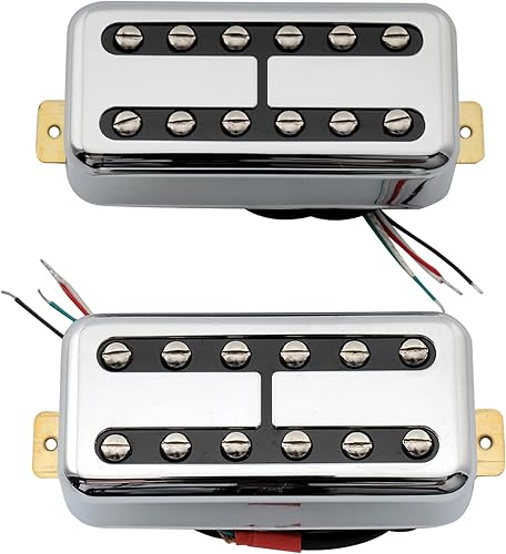 Miniatura 5 de Artec TVFT-A Filtertron Style Alnico Humbucker - Juego de pastillas para guitarra eléctrica, 5 imanes, cromo