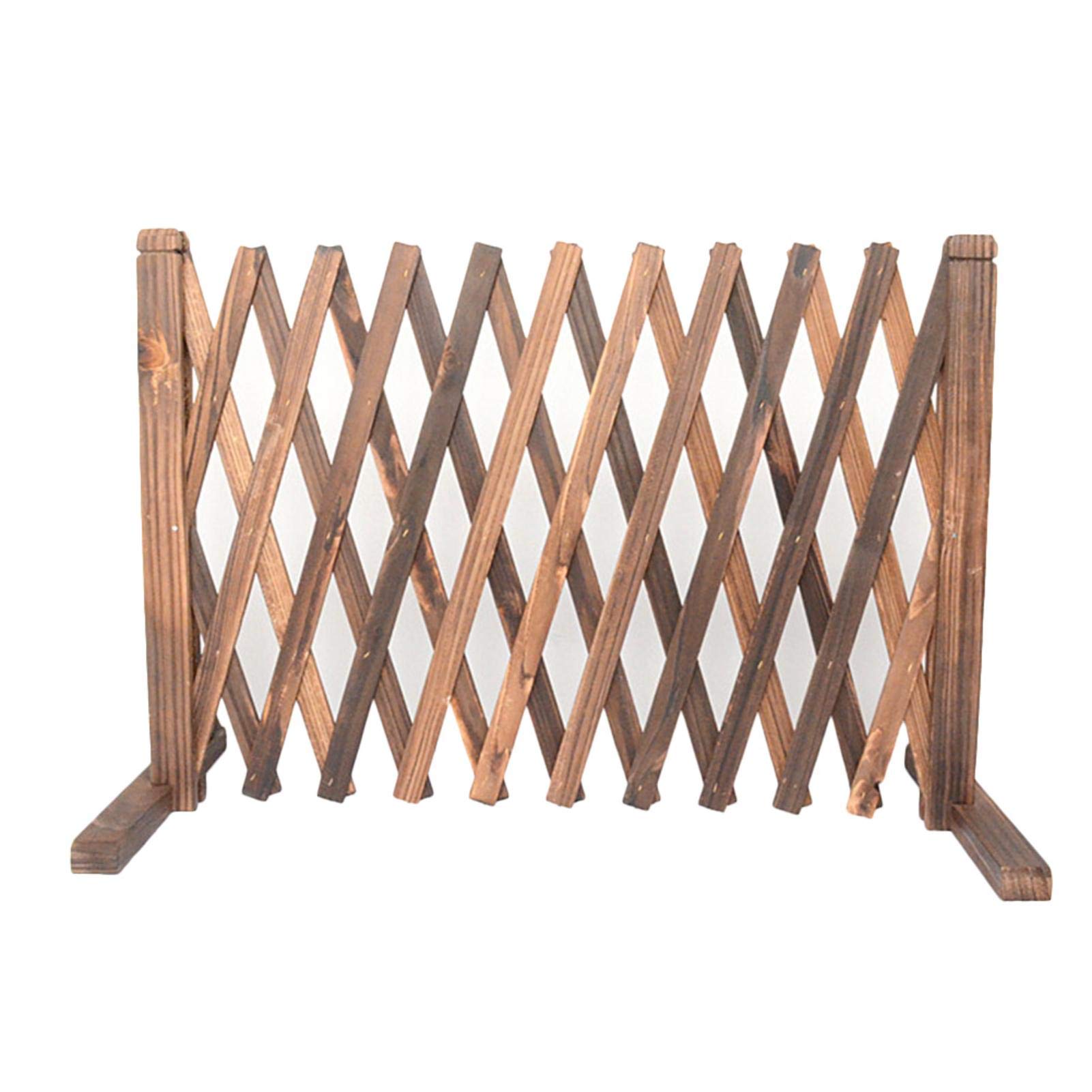 Clôture de jardin rétractable en bois, treillis pliable pour décoration de terrasse, pelouse, antirouille et imperméable