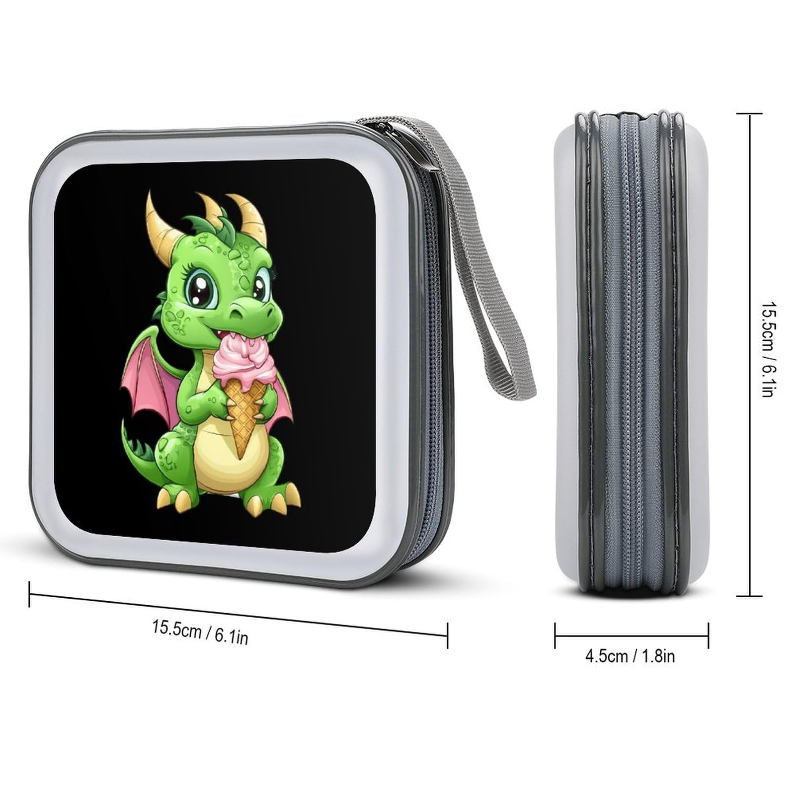Dragon CD Case Portable DVD Holder Storage Organizer for Home Travel