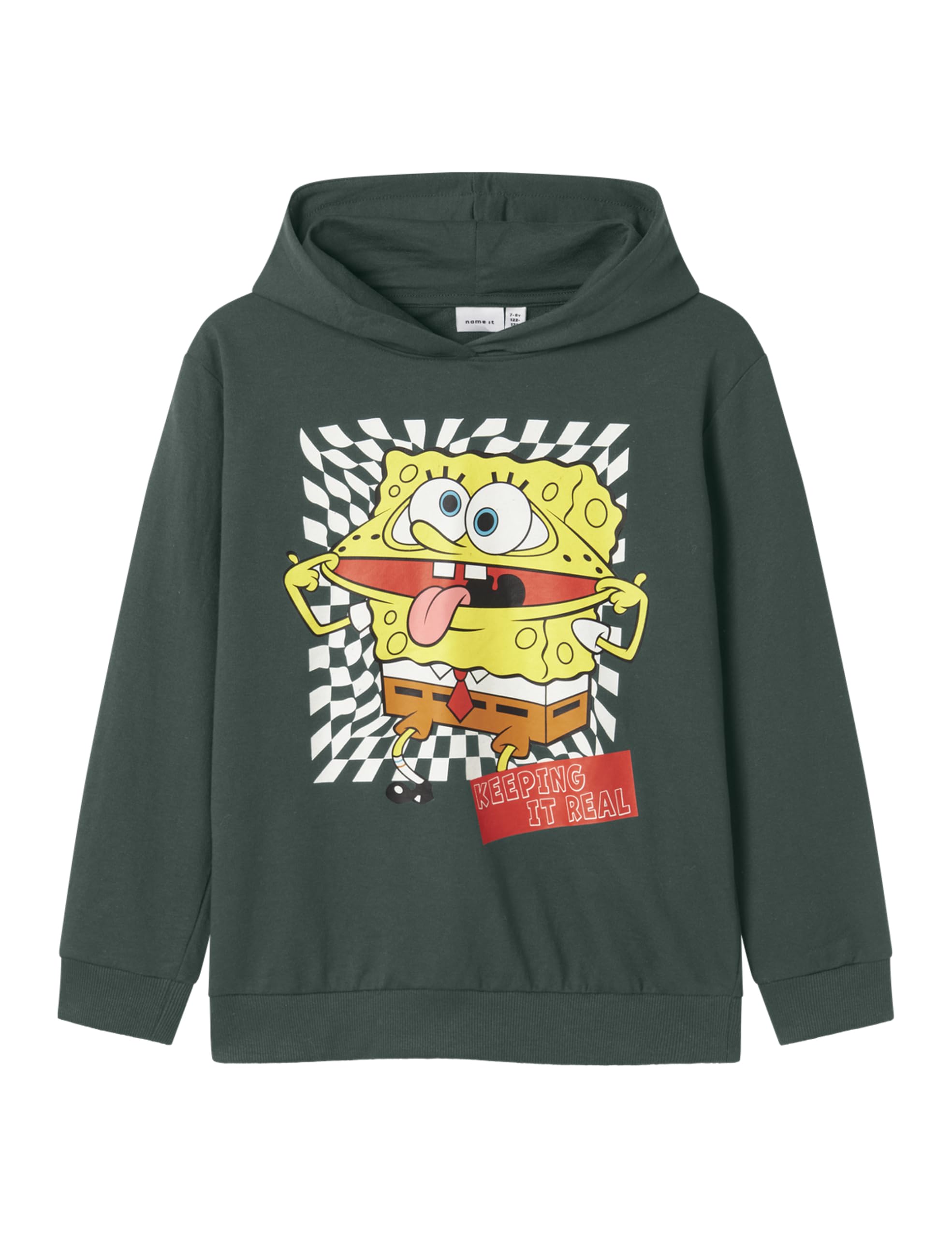 NAME IT Jungen Nkmjohano Sponge Nreg Sweat Wh Unb Cplg