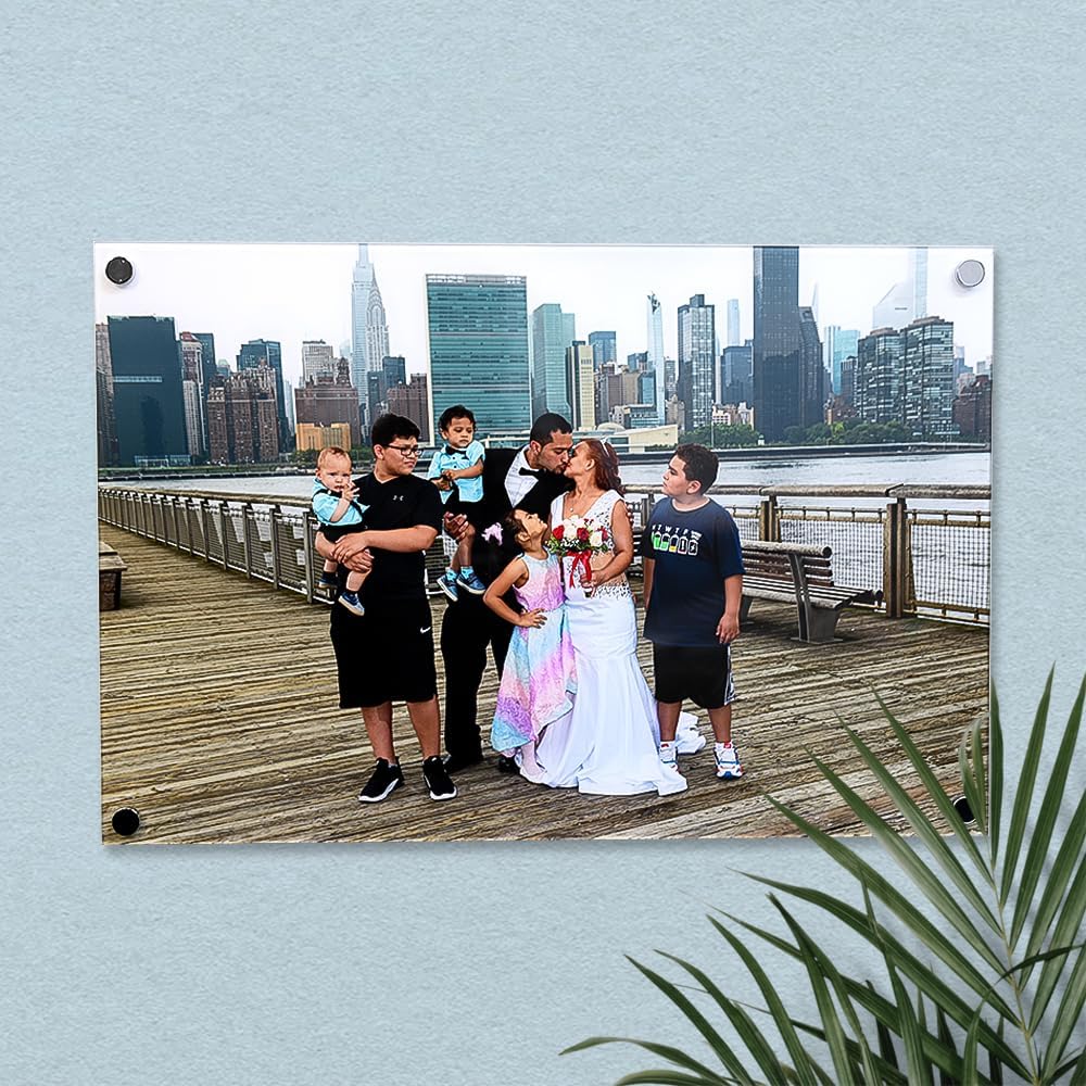 Hitech Albums Personalized Acrylic UV Print Wall Art - Custom Your Image or Photo On Acrylic UV Print Wall Art - Digitally Printed. Made in the USA! (5"x7")