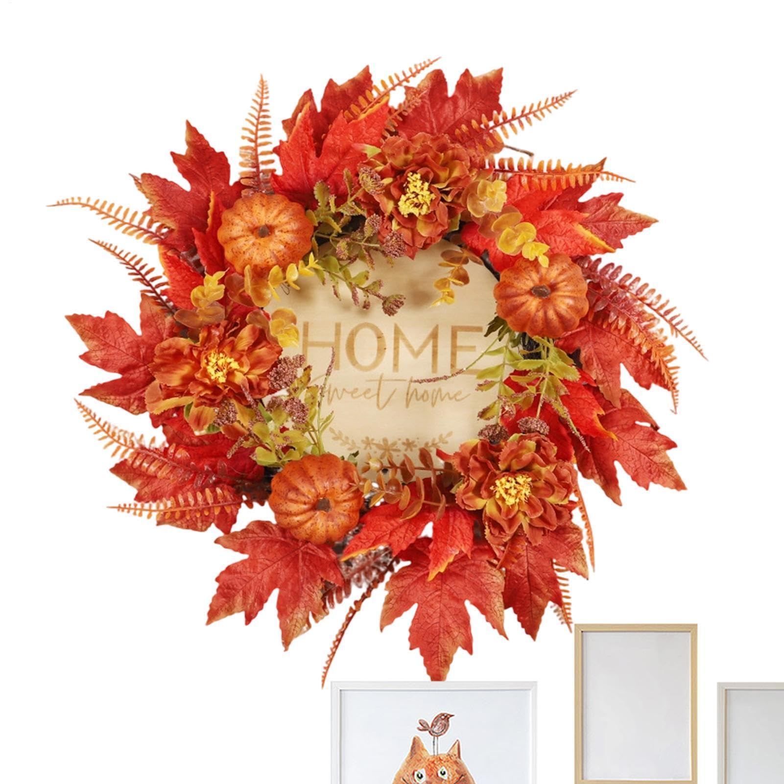 Herbstliche Türkränze Für Die Eingangstür 46 cm Künstliche Saisonale