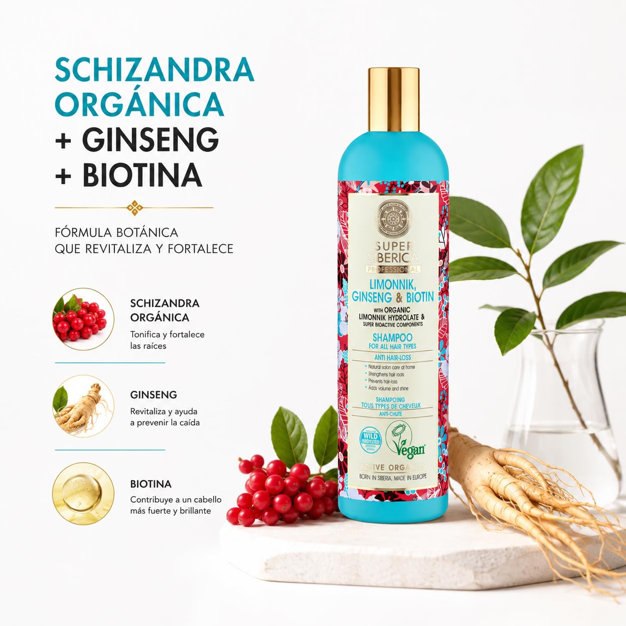 Amazon.com : Natura Siberica Super Limonnik Ginseng & Biotin