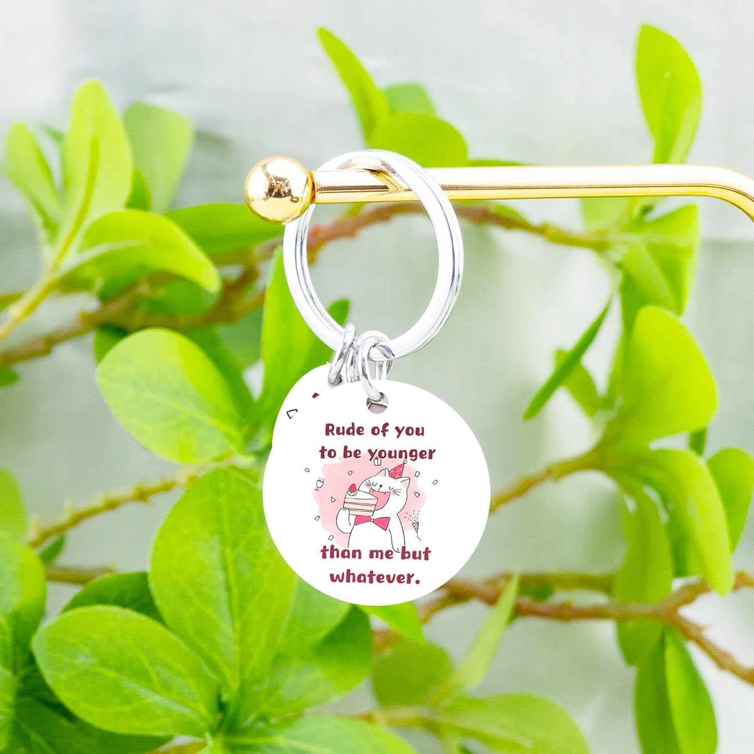 Funny Birthday Gifts for Women Friend Keychain Birthday Gifts for Women Friendship Gift for Best Friend Woman Keychain for BFF Sister - Image 2