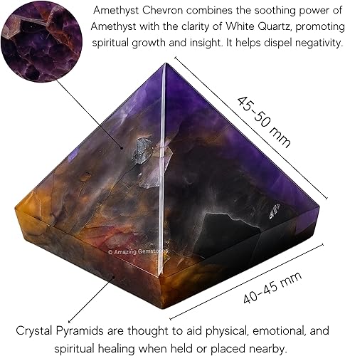 Miniatura 269 de Amazing Gemstone Piedras curativas de cristal de piedra de sangre africana, gran figura piramidal de 2 pulgadas de pirámide de piedra natural