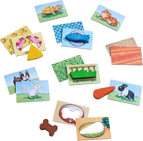 Miniatura 2 de HABA Mis primeros juegos: un juego de memoria y juego para niños pequeños a partir de 2 años, Nibble Nibble Munch Crunch, actividades de aprendizaje