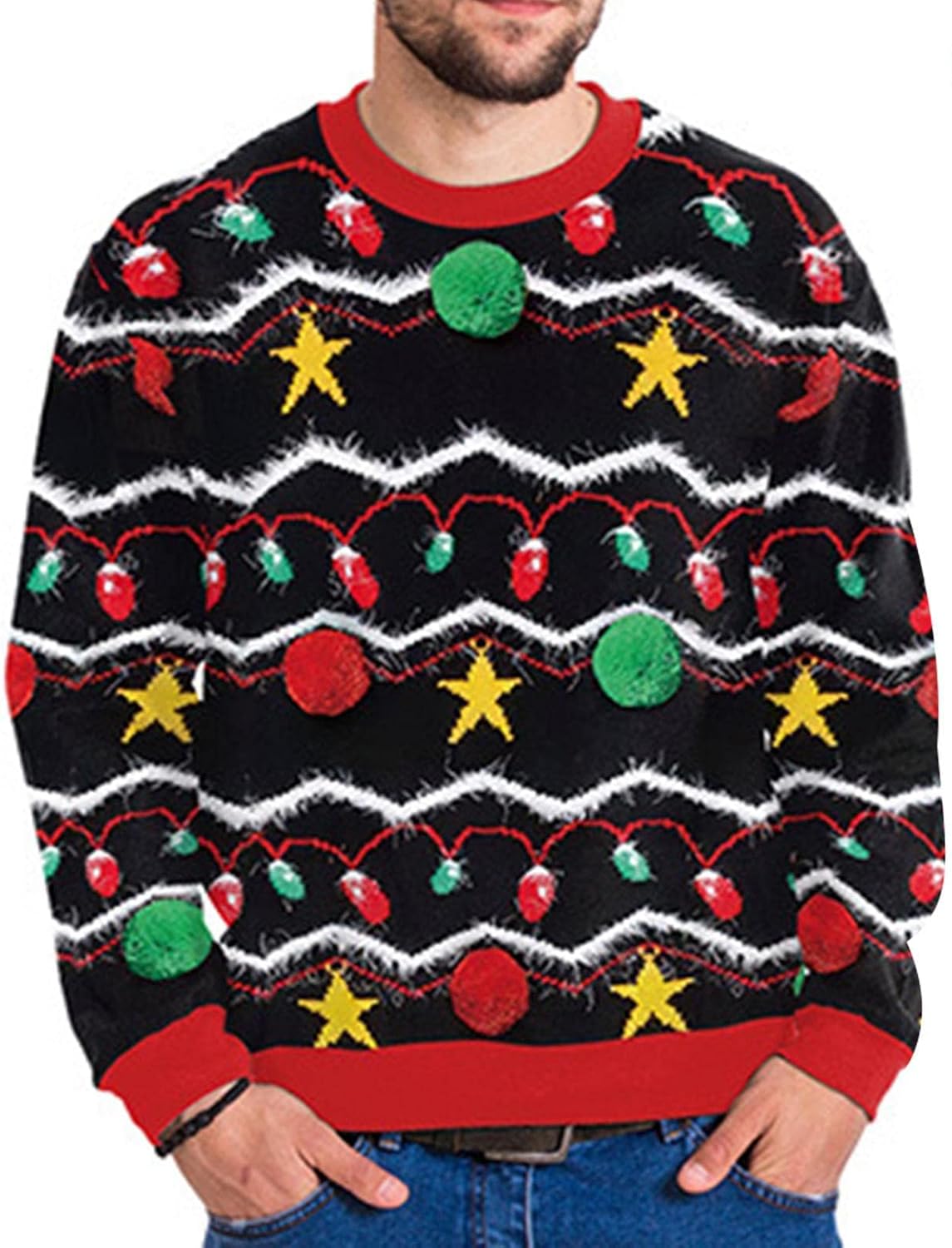 Christmas Sweater, Mens, Womens, Knit Sweater, Christmas Knit, Cute, Couple, Loose, Outerwear, Matching Look, Long Sleeve, Autumn, Winter, Thick, Soft, Warm, Unisex, Large Size, Classic, Unisex, Present, Gift M, L, XL, 2XL