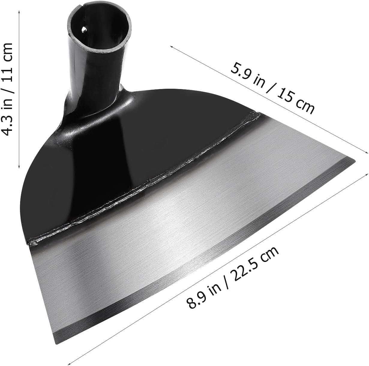 Baluue Garden Hoe Metal Hand Hoe Replacement Pull Weeder Soil Cultivator Loosening Tool for Weeding Planting Digging