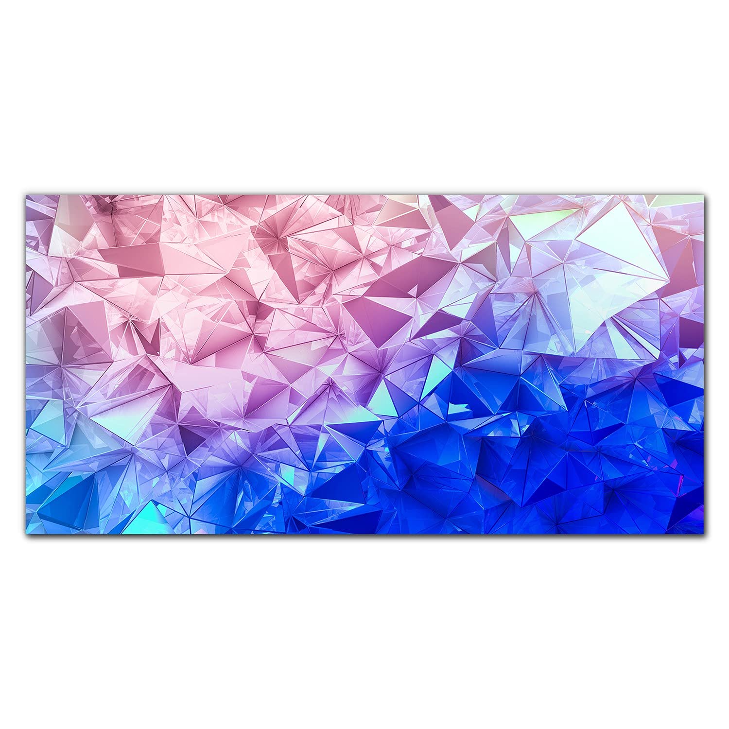 Dosseret en verre trempé géométrie 100x50cm pour cuisine chic