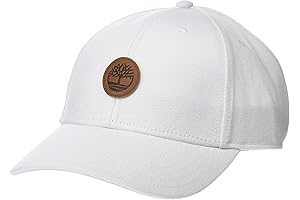 Timberland Men's Baseball Cap with Leather Patch Logo: A Timeless Accessory for Fashion-Forward Individuals