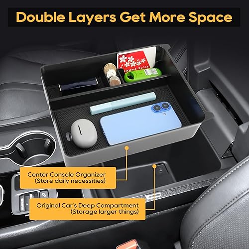 Vista 23 de LFOTPP Organizador de consola central Edge para 2021 2022 2023 2024 F o r d Edge Bandeja de consola [SE/SEL/ST-Line/Titanio/ST] Accesorios de borde