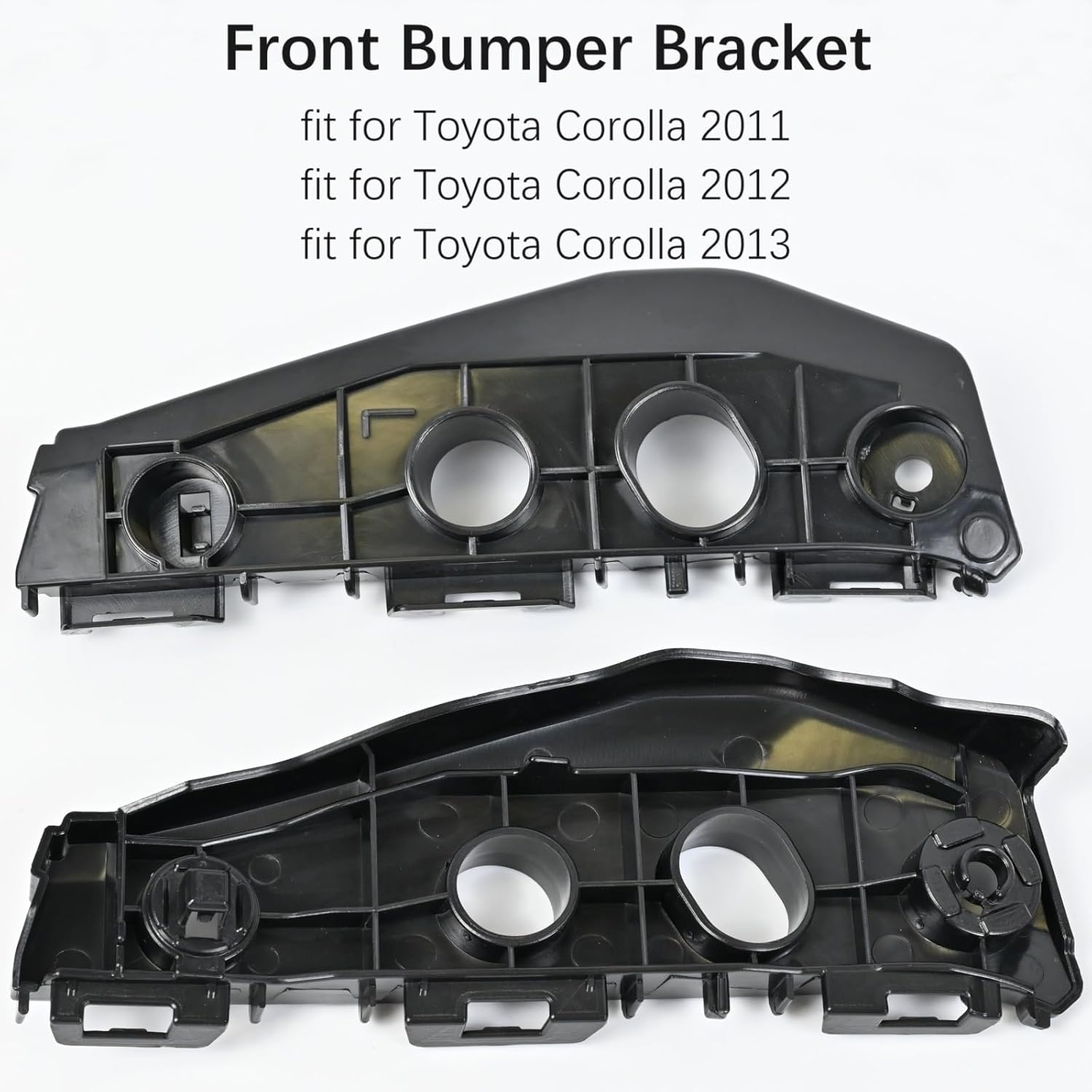 Front Bumper Bracket fit for Toyota Corolla 2011 2012 2013, Left & Right Driver Passenger Side Replace 52116-02170, 52115-02170, TO1042114, TO1043114