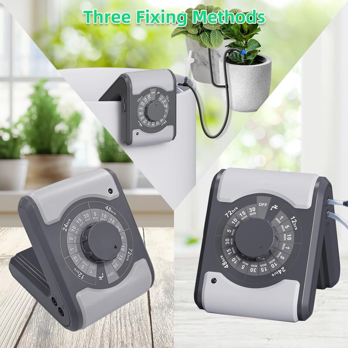 Sistema de riego automático para plantas de interior, kit de riego para interiores, sistema de riego automático y temporizador de agua programable para 10 plantas en maceta
