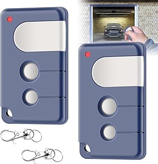 2 Stück Garagentoröffner: Garage Handsender Kompatibel mit Chamberlain 84335EML,84333E,94333E,Garagenöffner Handsender, Fernbedienung Garagentor, 433,92MHz Garage Fernbedienung Handset für ML500/700